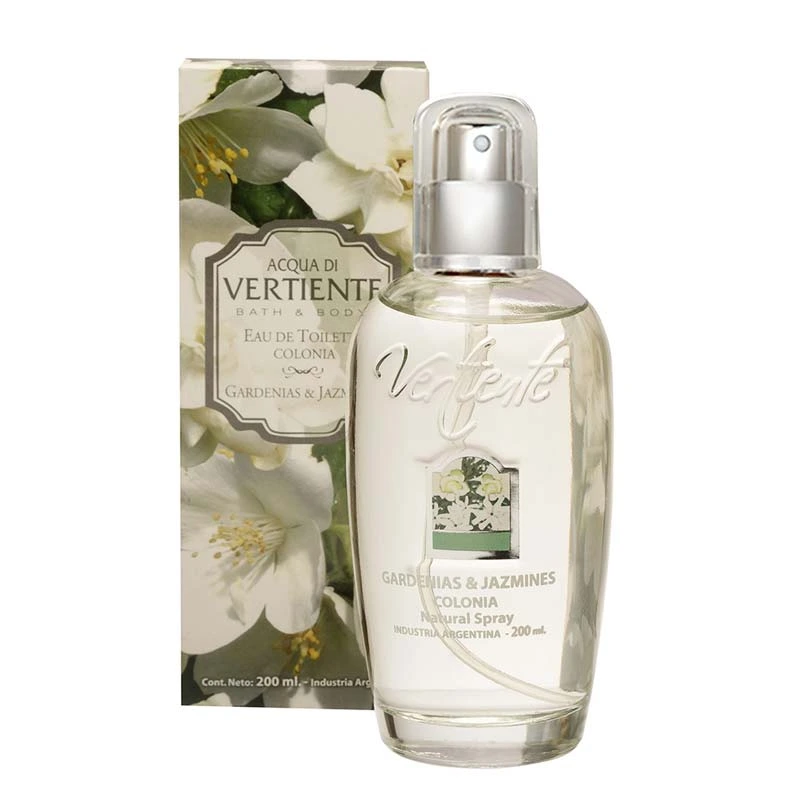 COLONIA VERTIENTE GARDENIAS & JAZMINES  (200 ML - ESTUCHE)