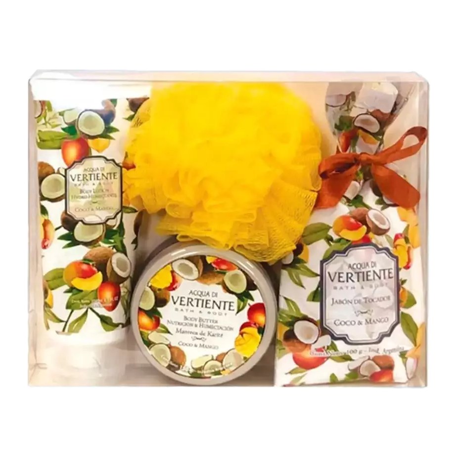 ESTUCHE CRISTAL COCO & MANGO (4 UND - CAJA) SAINT JULIEN