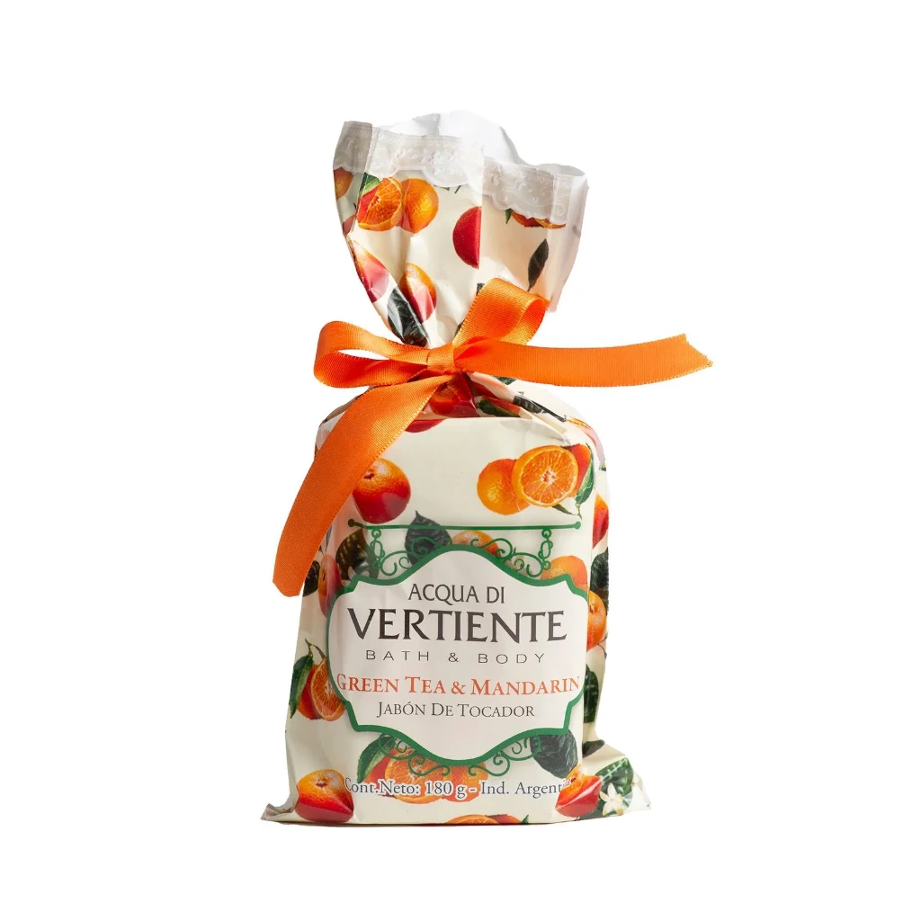 JABON GREEN TEA & MANDARINA C/BOLSA  (180 GRS - BOLSA)