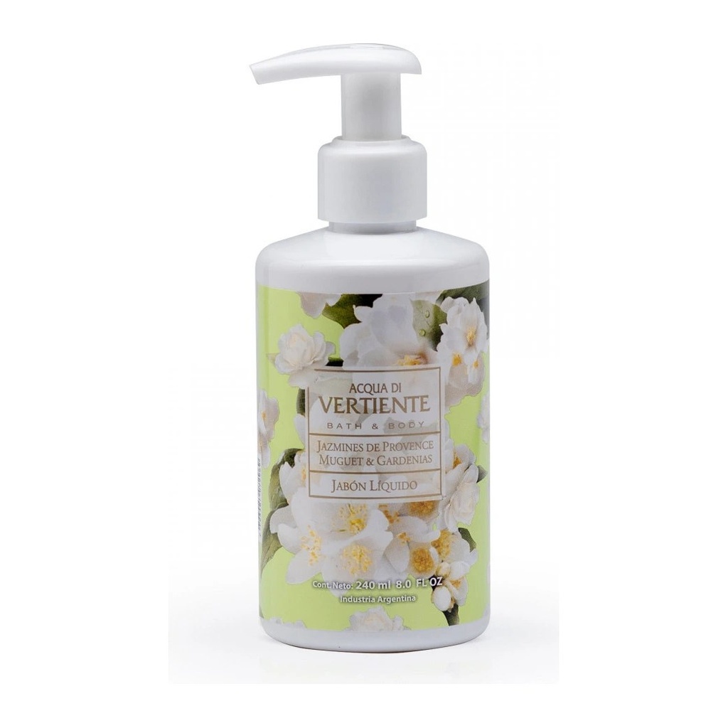 [46910] JABON LIQUIDO JAZMINES DE PROVENCE (240 GR - FRASCO) SAINT JULIEN
