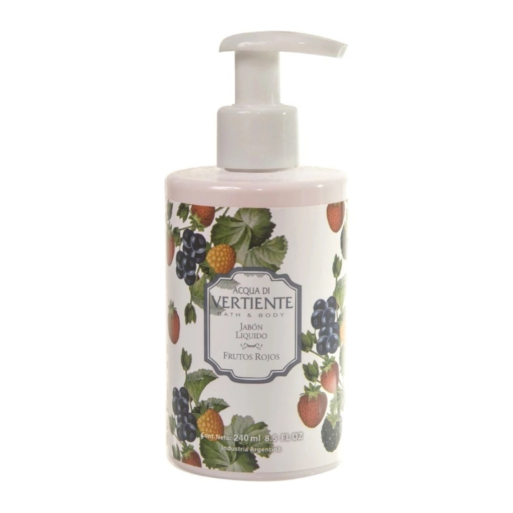 [35884] JABON LIQUIDO FRUTOS ROJOS (240 ML - DOSIFICADOR) SAINT JULIEN