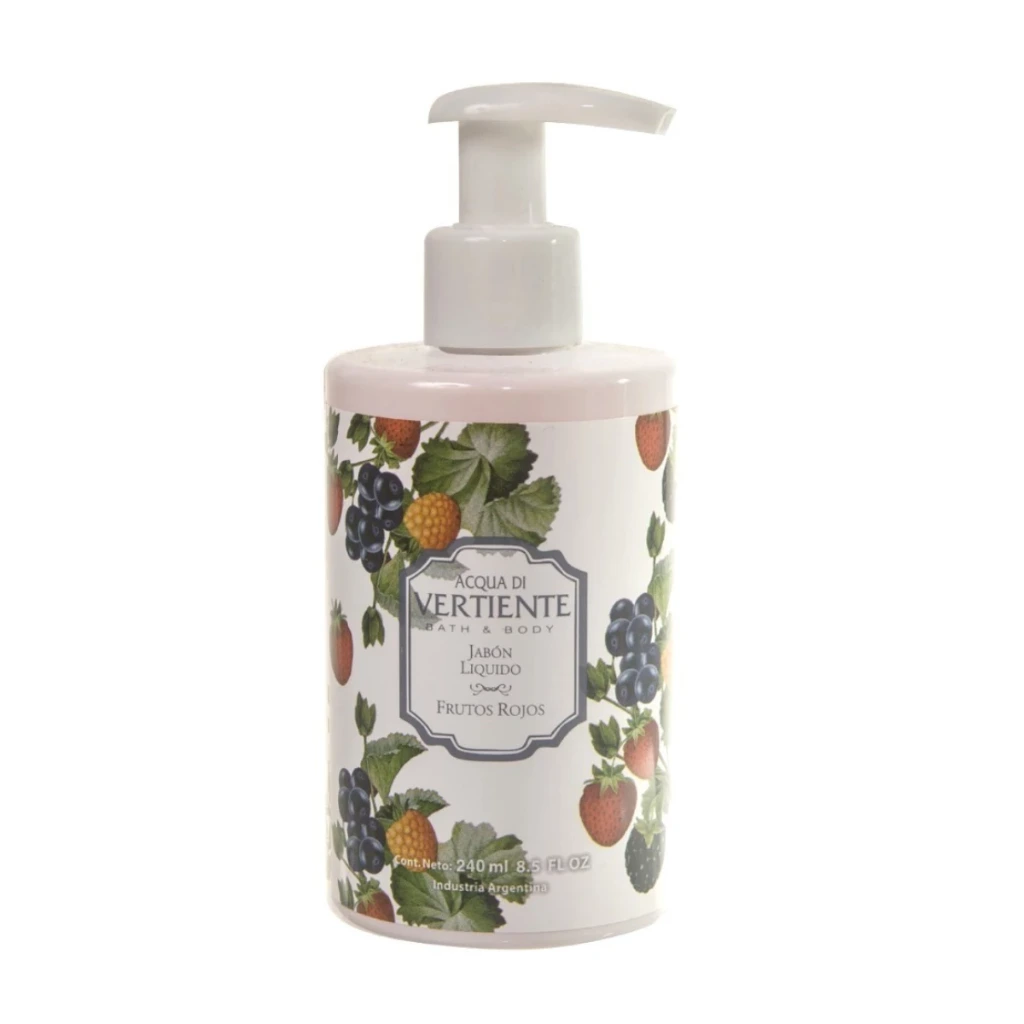 JABON LIQUIDO FRUTOS ROJOS (240 ML - DOSIFICADOR)