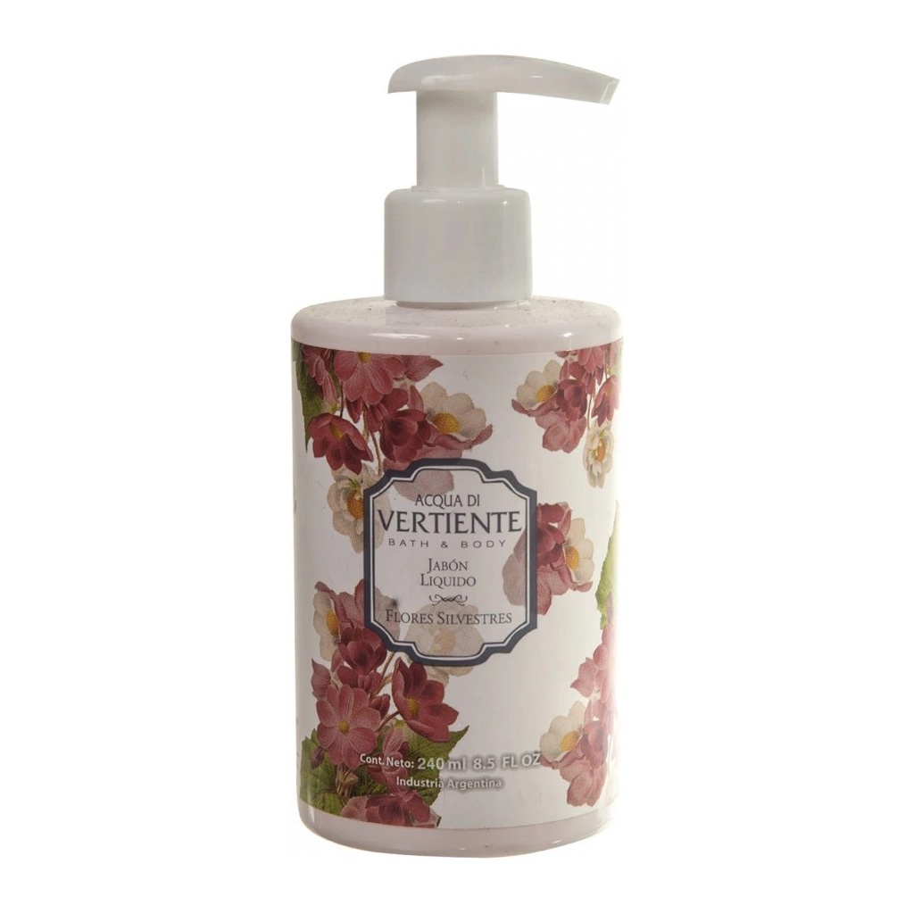 [34720] JABON LIQUIDO FLORES SILVESTRES (250 ML - DOSIFICADOR) SAINT JULIEN