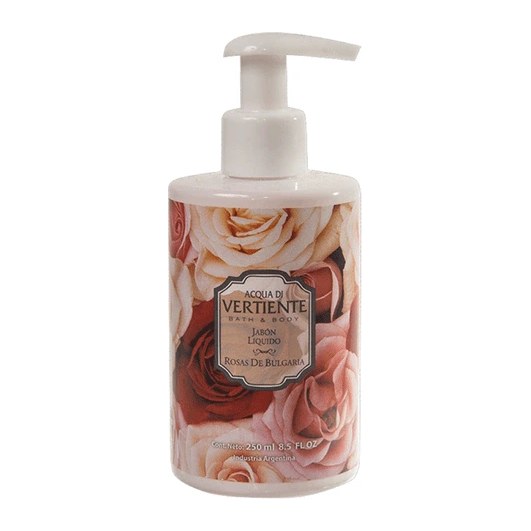 [35851] JABON LIQUIDO ROSAS DE BULGARIA (250 ML - DOSIFICADOR) SAINT JULIEN