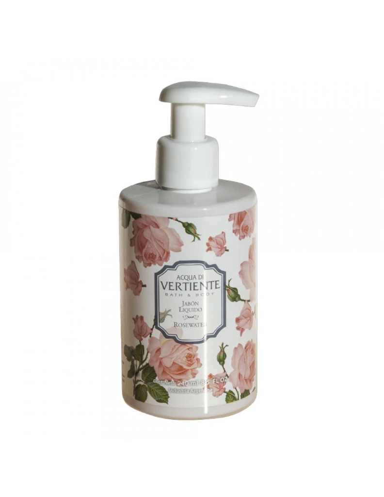 JABON LIQUIDO ROSEWATER (240 ML - DOSIFICADOR)