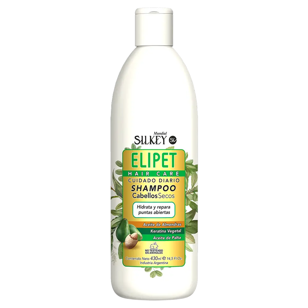 ELIPET SHAMPOO CABELLOS SECOS (430 ML - ENVASE)