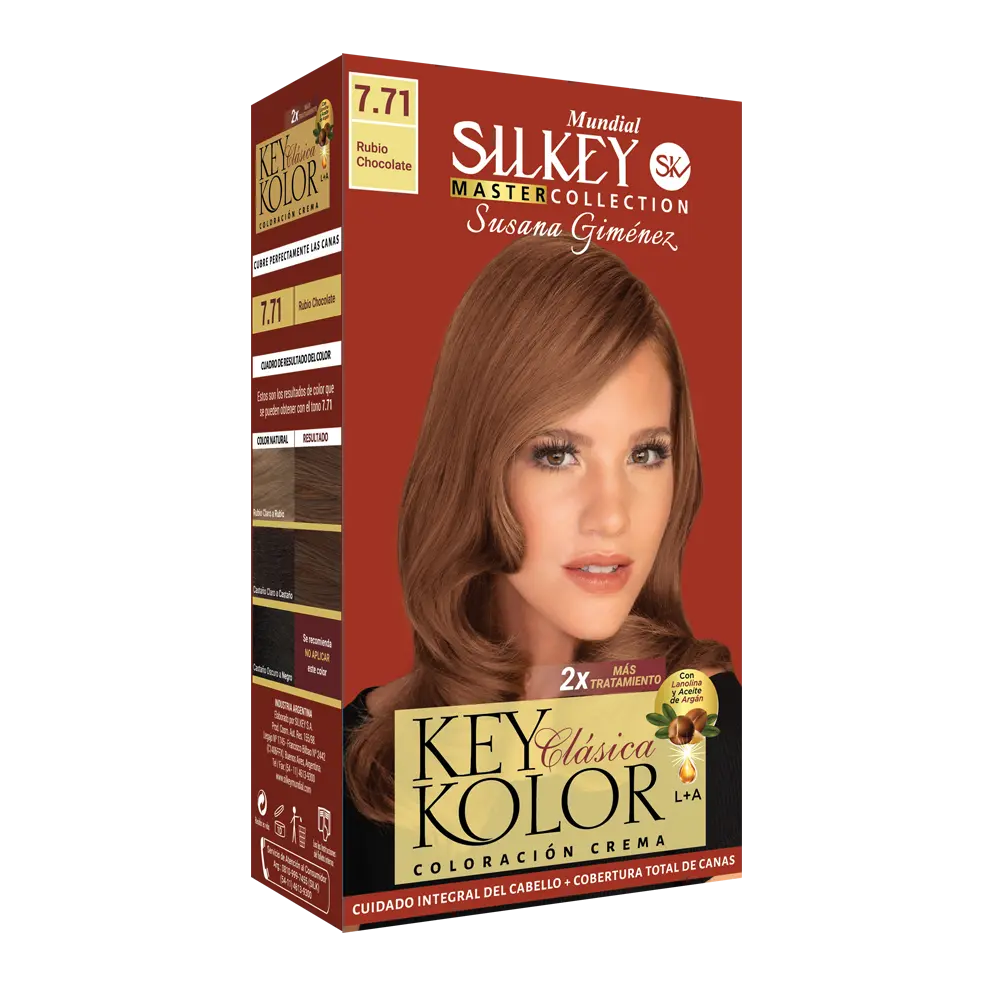 KEY KOLOR CLASICA RUBIO CHOCOLATE  (7.71 - CAJA)