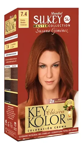 KEY KOLOR CLASICA RUBIO MEDIO COBRIZO (7.4 - CAJA)