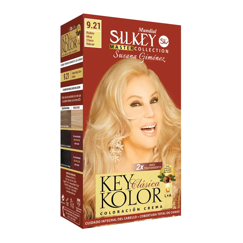 KEY KOLOR CLASICA RUBIO MUY CLARO NACAR (9.21 - CAJA)