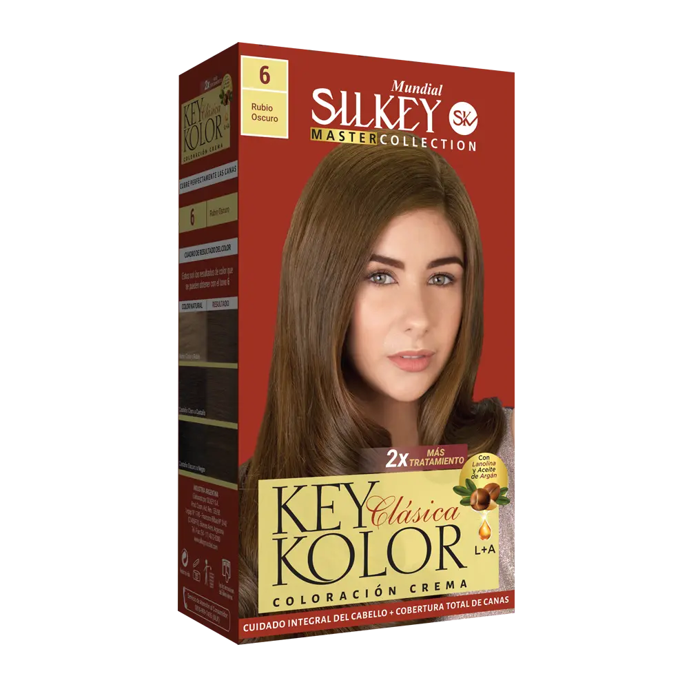 KEY KOLOR CLASICA  6 (RUBIO OSCURO  - KIT)