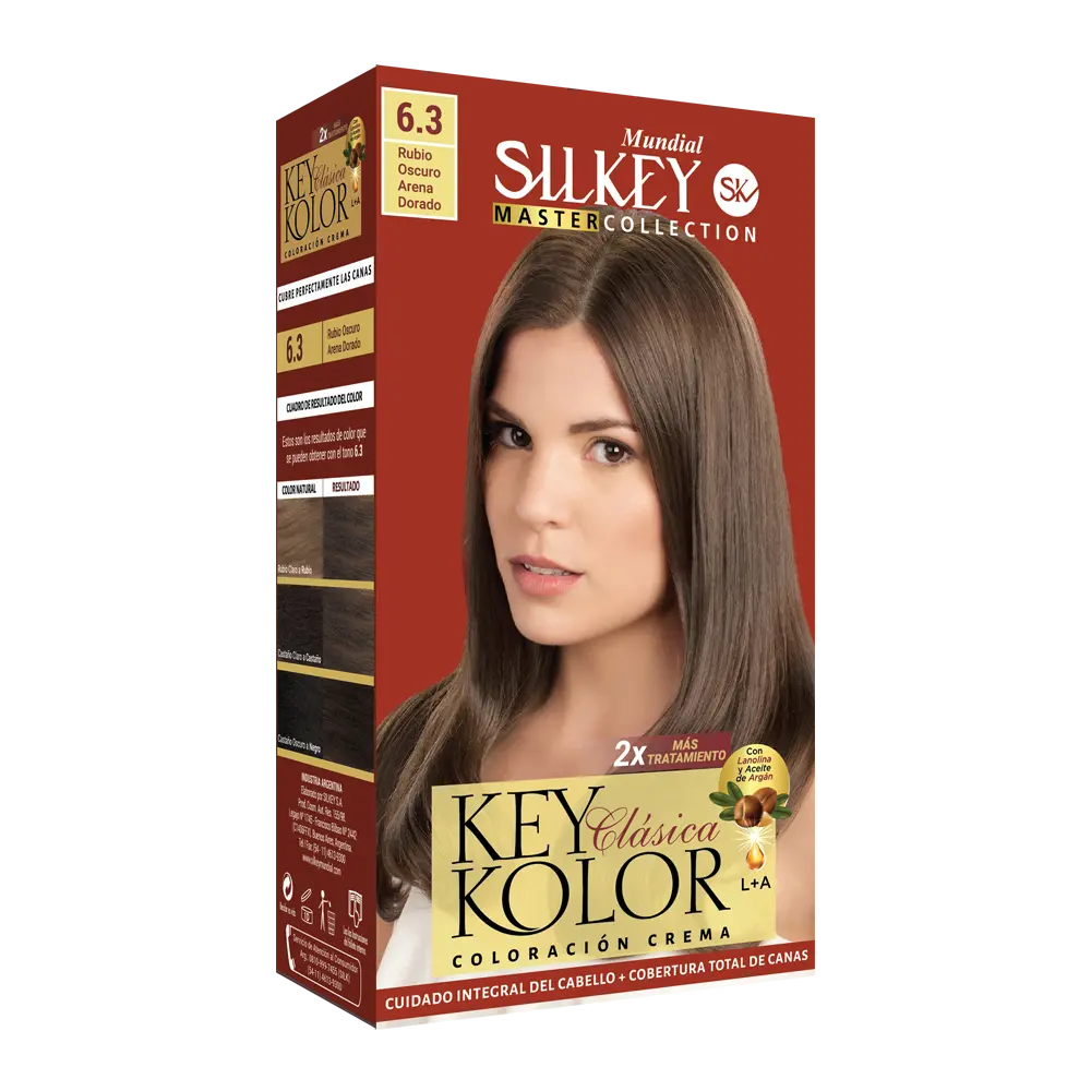 KEY KOLOR CLASICA  KIT  RUBIO OSCURO ARENA DORADO (6.3 - KIT)