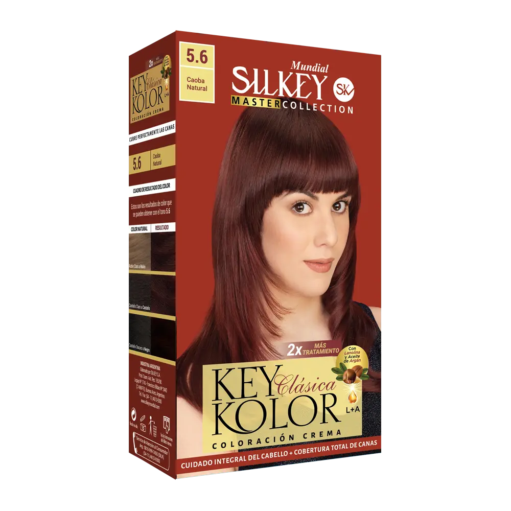 KEY KOLOR CLASICA KIT  CAOBA NATURAL (5.6 - KIT)