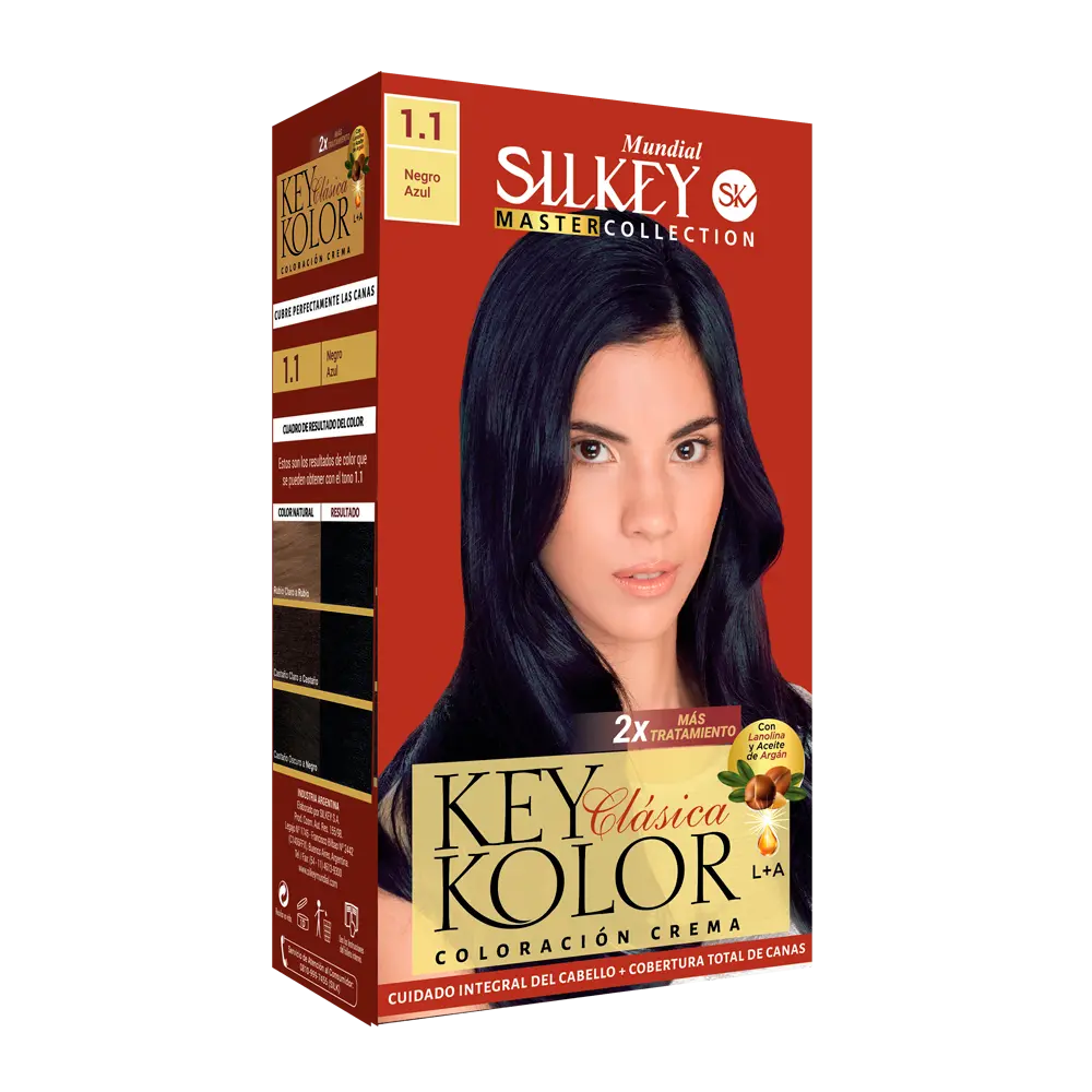 KEY KOLOR CLASICA KIT  NEGRO AZUL (1.1 - KIT)