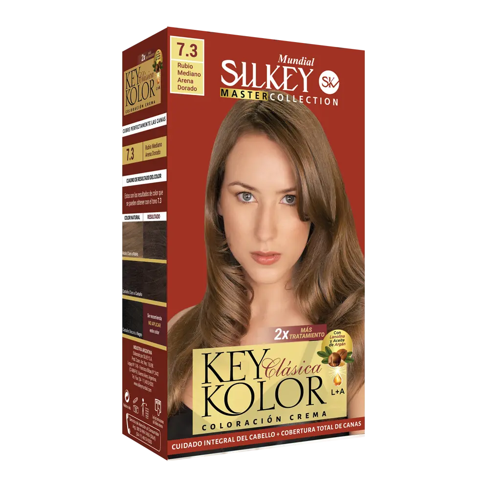 KEY KOLOR CLASICA KIT RUBIO MEDIANO ARENA DORADO (7.3 - KIT)