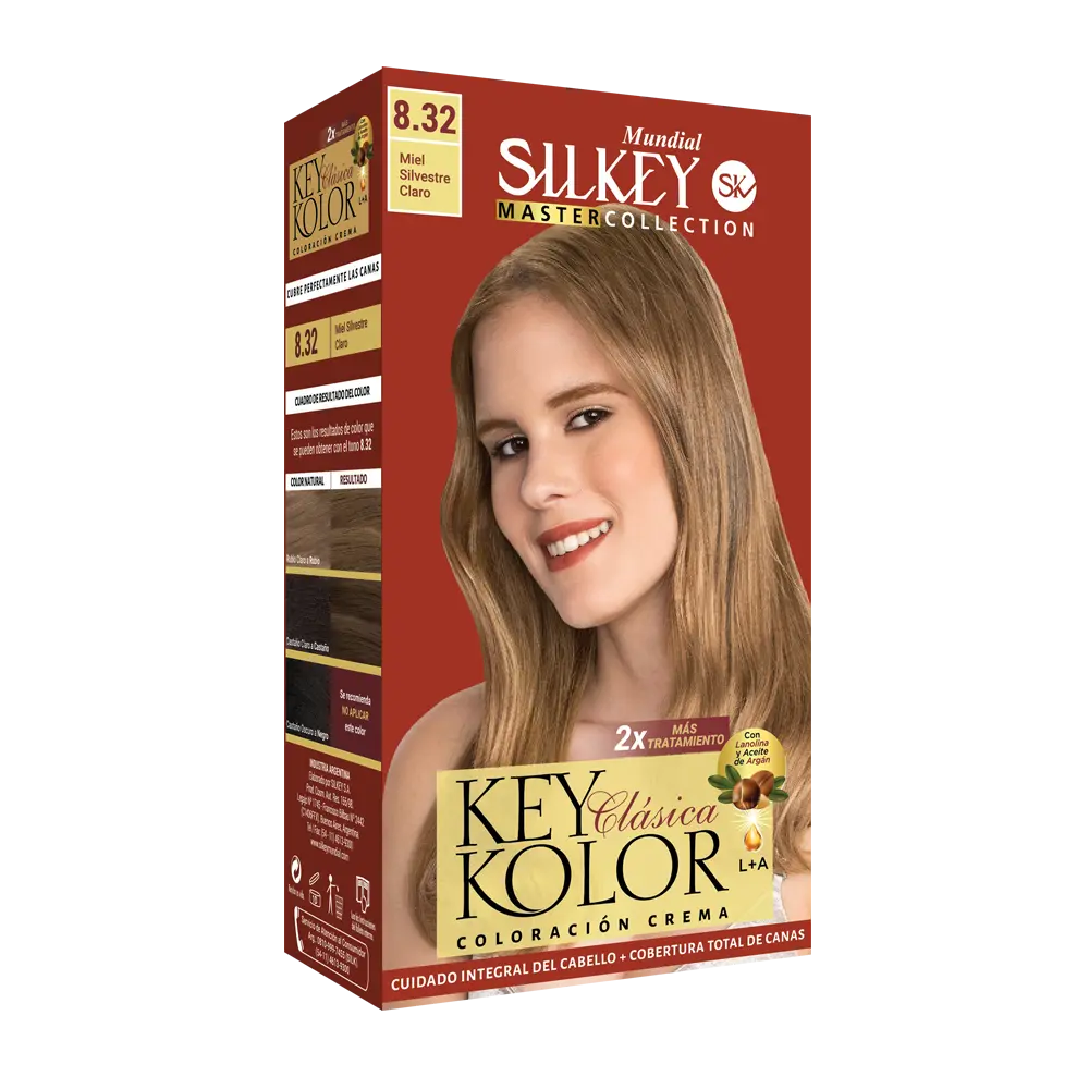 KEY KOLOR CLASICA MIEL SILVESTRE CLARO (8.32 - KIT)