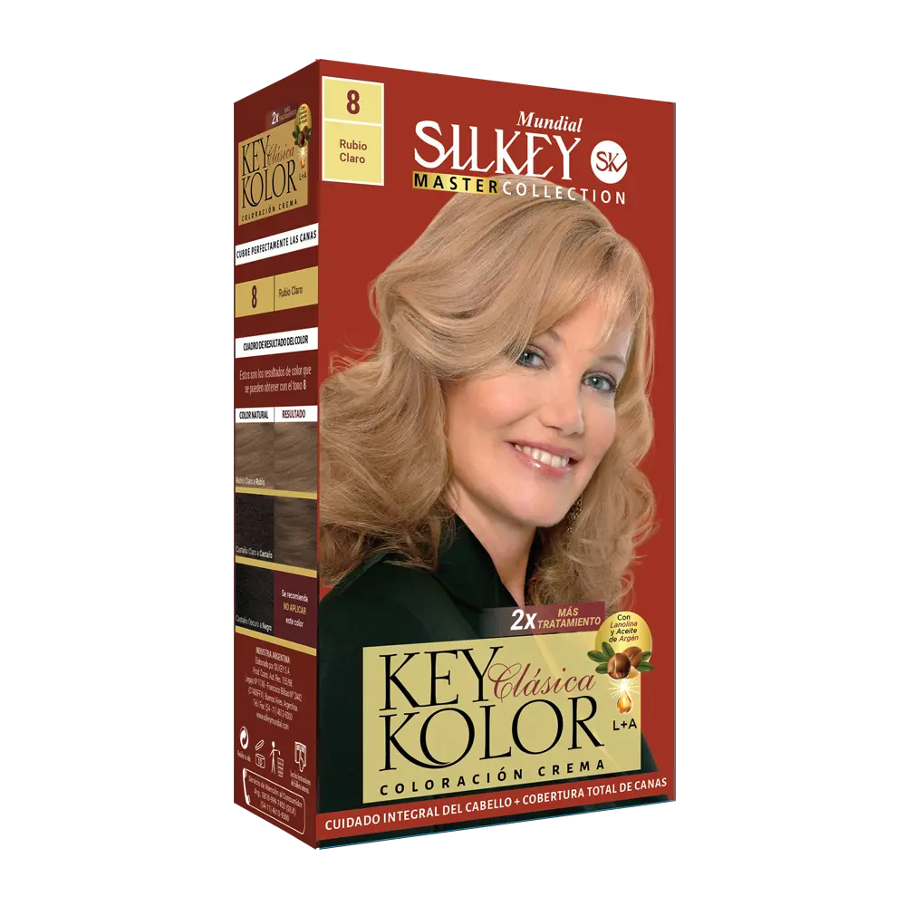 KEY KOLOR CLASICA RUBIO CLARO (8 - KIT)