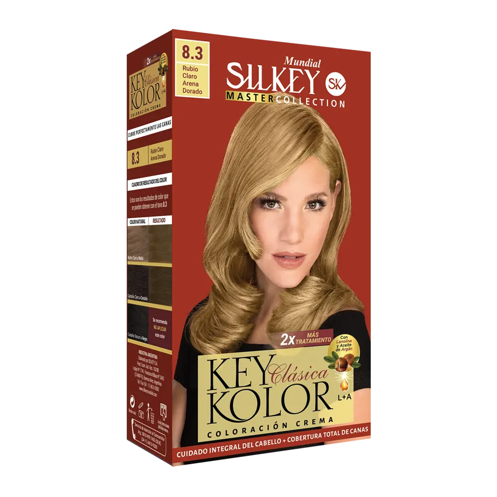 KEY KOLOR CLASICA RUBIO CLARO DORADO INTENSO (8.3 - KIT)