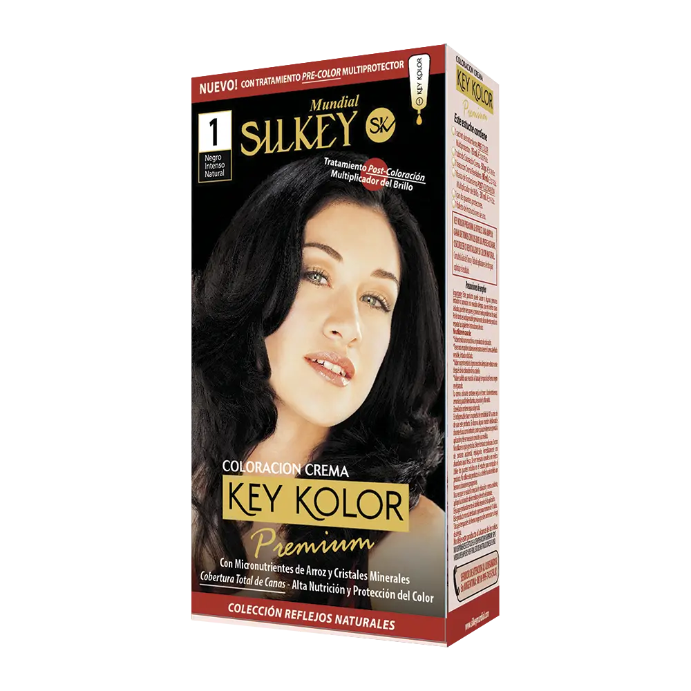 KEY KOLOR PREMIUM KIT NEGRO INTENSO NATURAL  (1 - KIT)