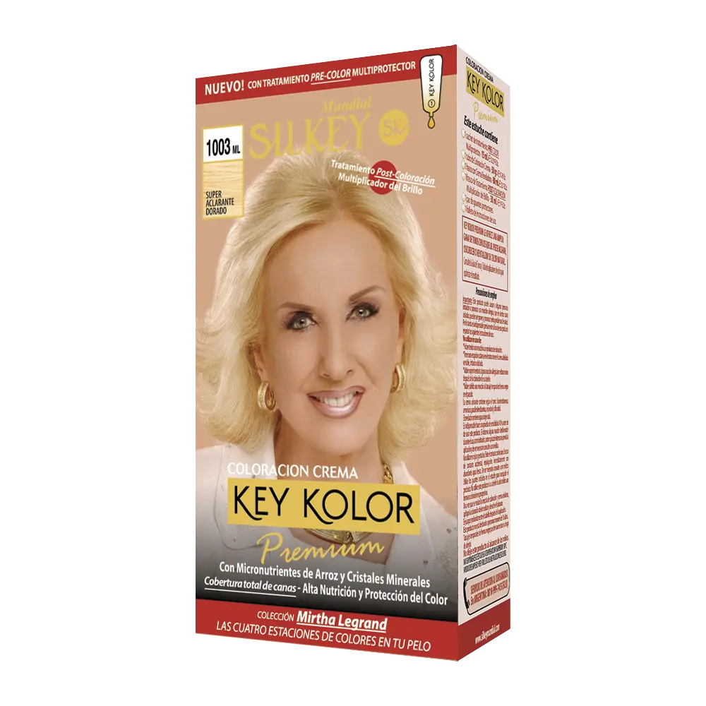 KEY KOLOR PREMIUN KIT SUPER ACLARANTE DORADO COLECCION MIRTHA LEGRAND  (1003 - KIT)