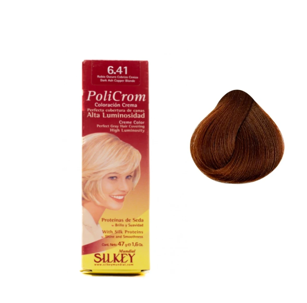 POLICROM POMO  RUBIO OSCURO COBRE CENIZA (6.41 - 47 GR - POMO)