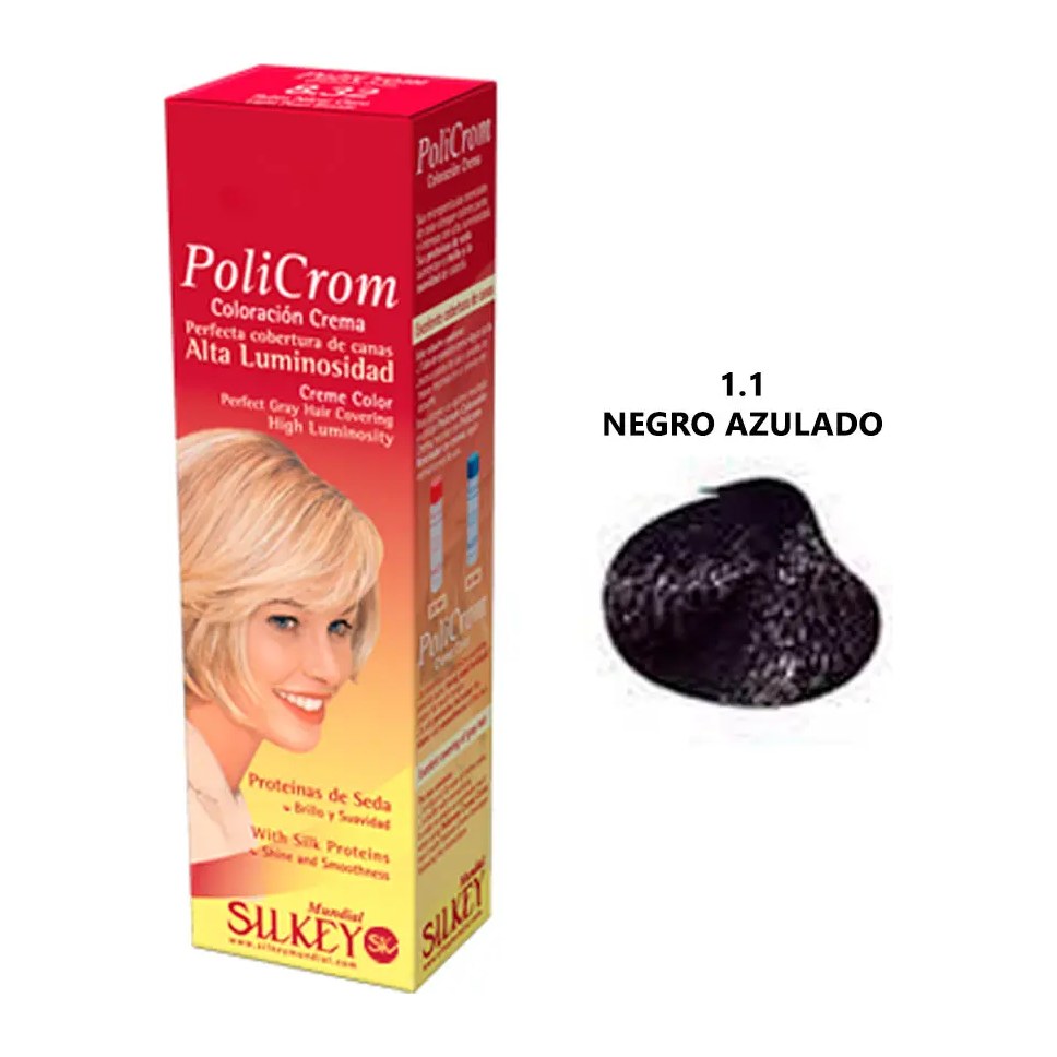 POLICROM POMO NEGRO AZULADO (1.1 - 47 GR - POMO) SILKEY