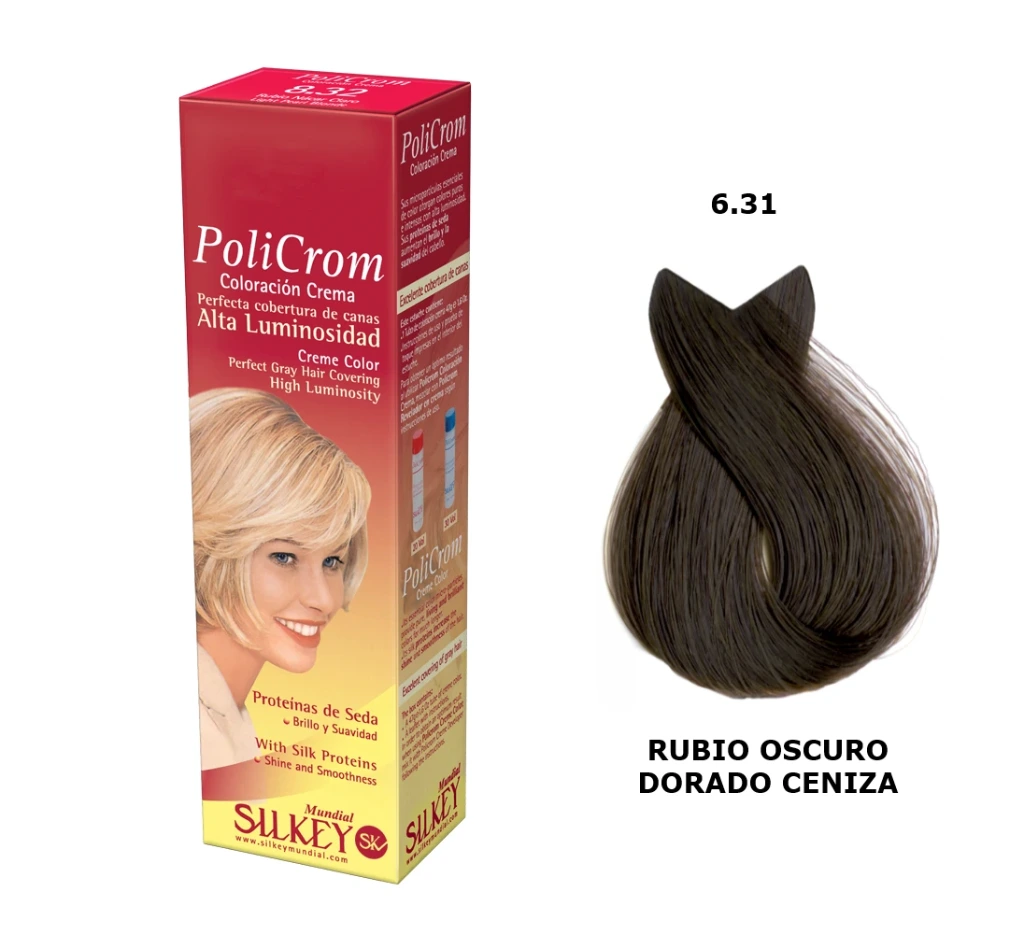 POLICROM  RUBIO OSCURO DORADO CENIZA (6.31 - 47 GR - POMO)