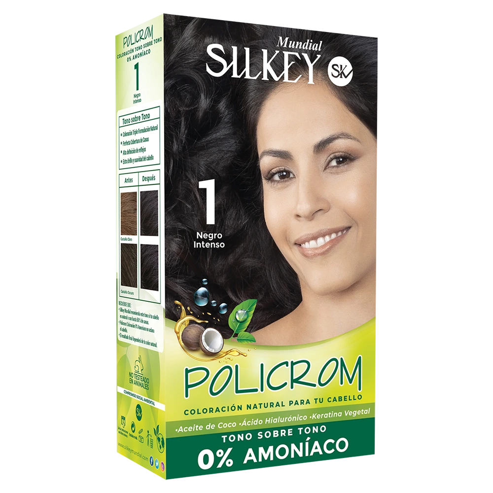 POLICROM TONO SOBRE TONO 1 (NEGRO INTENSO - 35 GR - CAJA)
