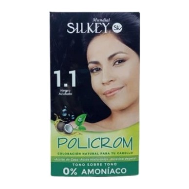 POLICROM TONO SOBRE TONO 1.1 (NEGRO AZULADO - 35 GR - CAJA) SILKEY