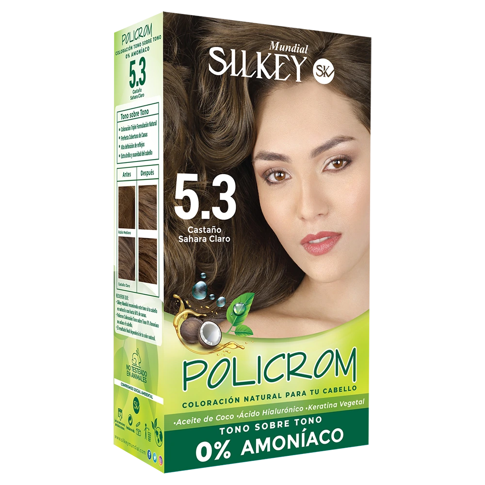 POLICROM TONO SOBRE TONO 5.3 (CASTAÑO SAHARA CLARO - 35 GR - CAJA)