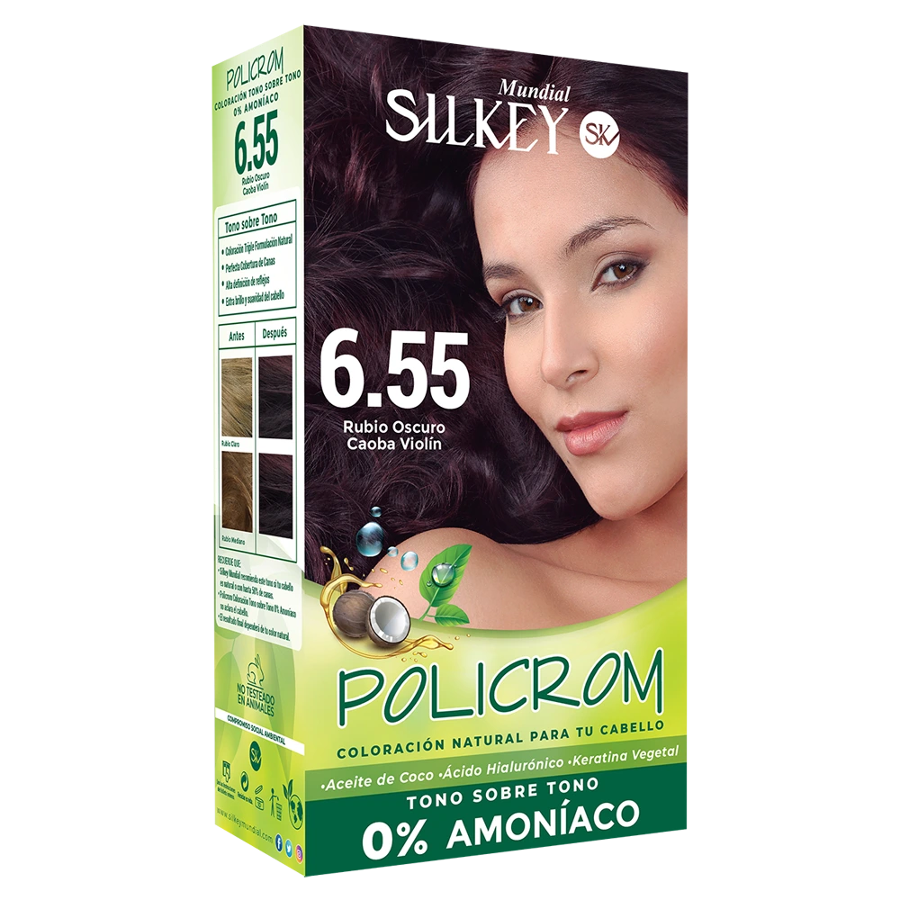 POLICROM TONO SOBRE TONO 6.55 (RUBIO OSCURO  - 35 GR - CAJA)