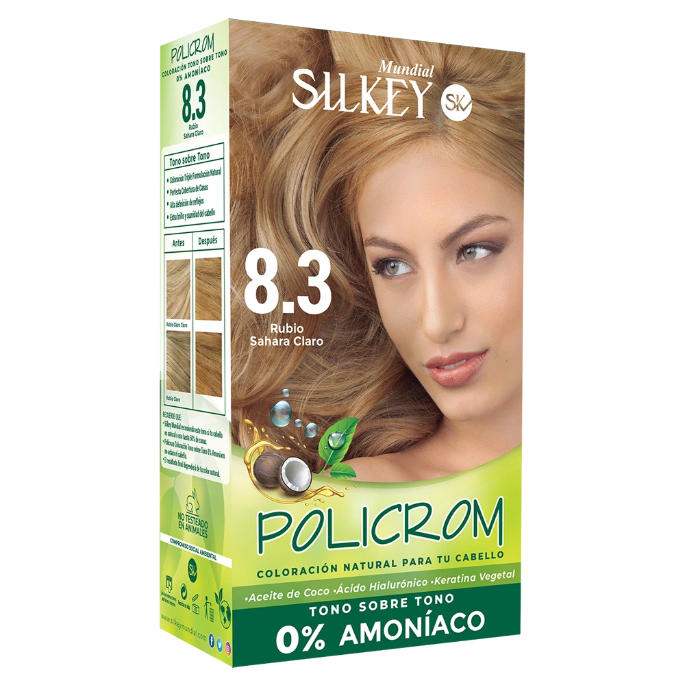 POLICROM TONO SOBRE TONO 8.3 (RUBIO SAHARA CLARO - 35 GR - CAJA)