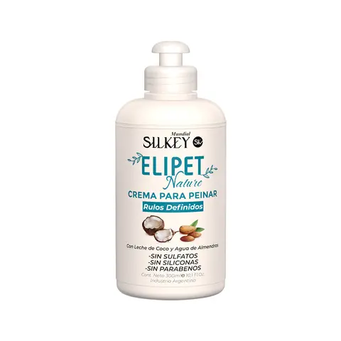 ELIPET NATURE CREMA PARA PEINAR RULOS DEFINIDOS (300 ML - POTE)