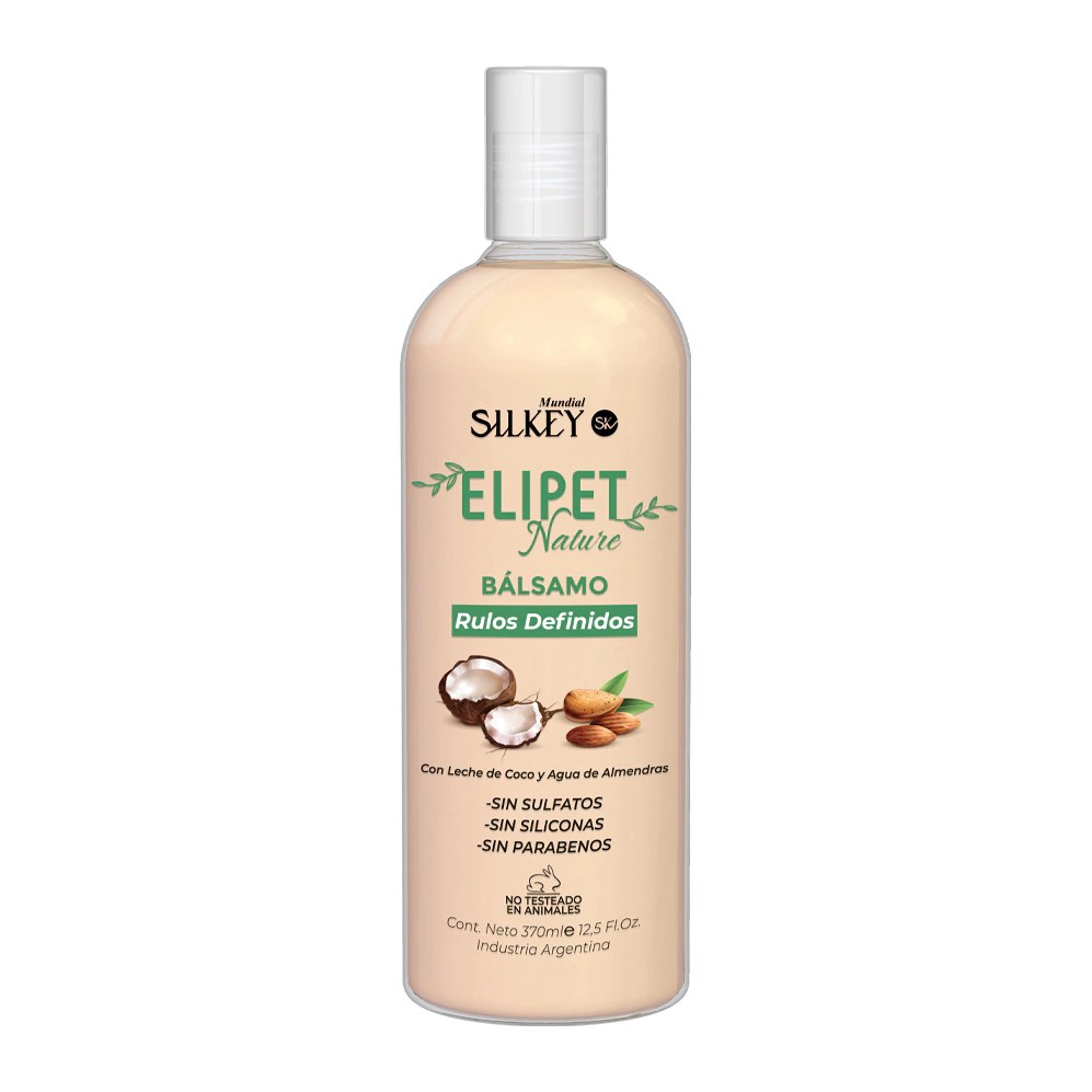 [46541] SILKEY ELIPET NATURE BALSAMO RULOS DEFINIDOS (370 ML - FRASCO) SILKEY
