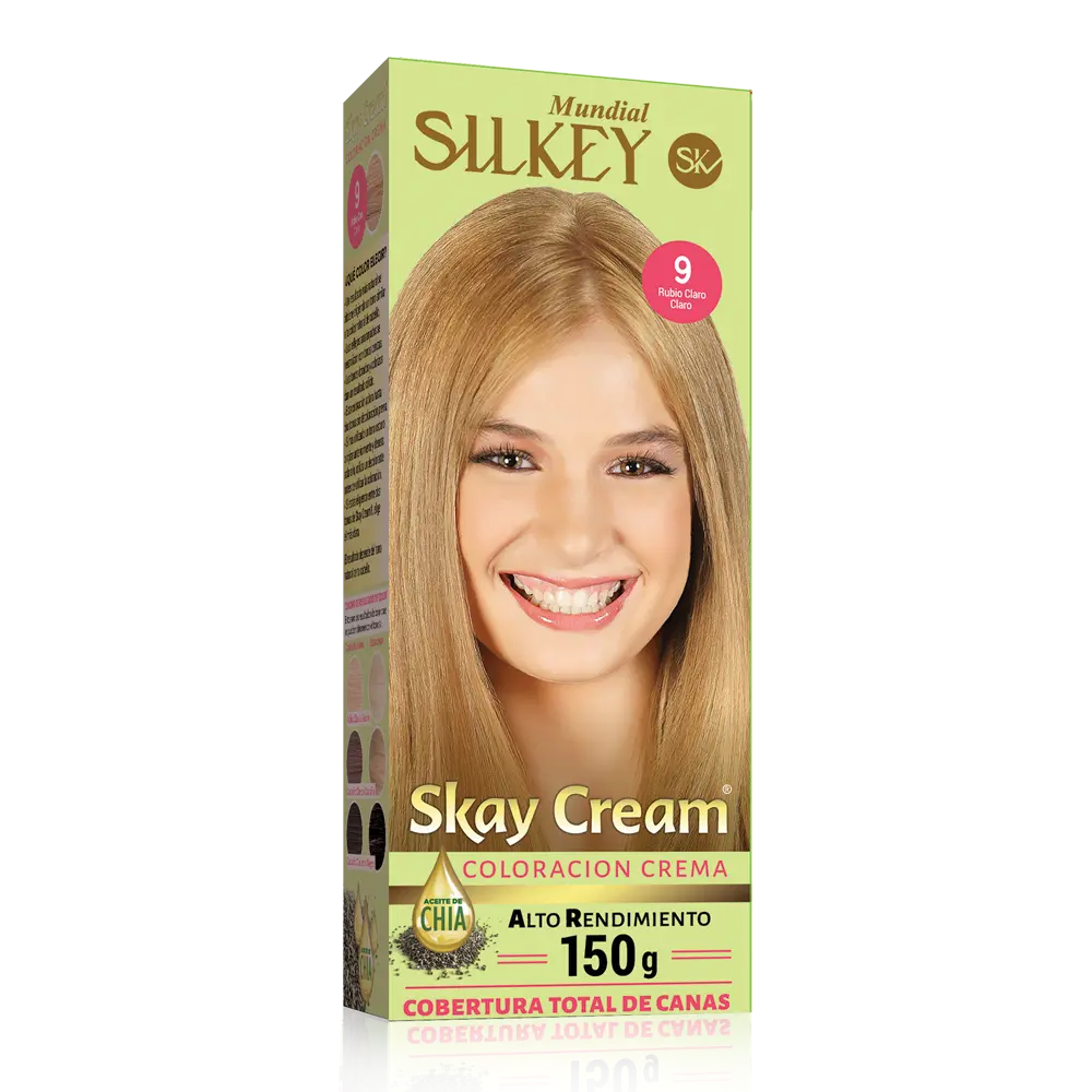 COLORACION CREMA SKAY CREAM   RUBIO CLARO CLARO (9 - REVELADOR DE COLOR + COLORACION EN CREMA)