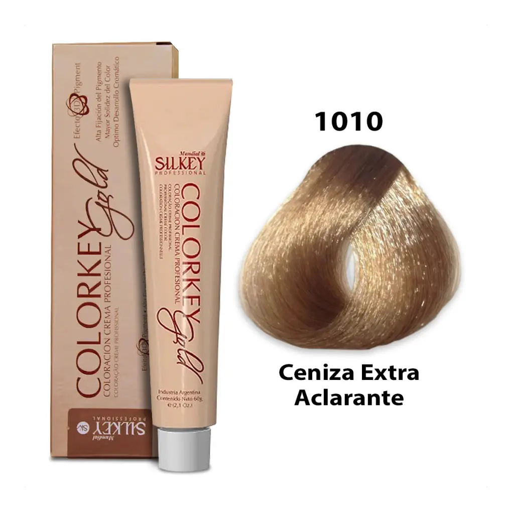 COLORKEY GOLD CENIZA EXTRA ACLARANTE (1010 - 60 GR - POMO)