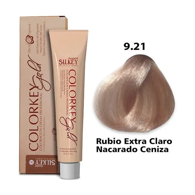 COLORKEY GOLD RUBIO EXTRA CLARO NACARADO CENIZA (9.21 - 60 GR - POMO)