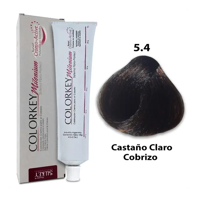 COLORKEY MILENIUM CASTAÑO CLARO COBRIZO (5.4 - 120 GR - POMO)