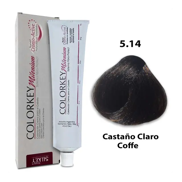 COLORKEY MILENIUM CASTAÑO CLARO COFFIE (5.14 - 120 GR - POMO)