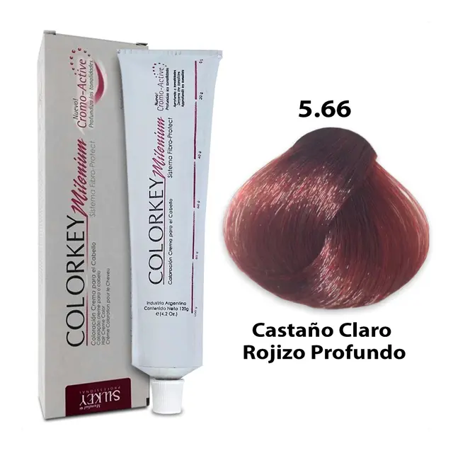 COLORKEY MILENIUM CASTAÑO CLARO ROJIZO PROFUNDO (5.66 - 120 GR - POMO)