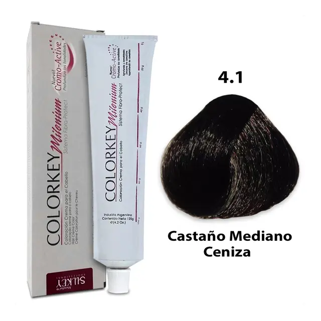 COLORKEY MILENIUM CASTAÑO MEDIANO CENIZA (4.1 - 120 GR - POMO)