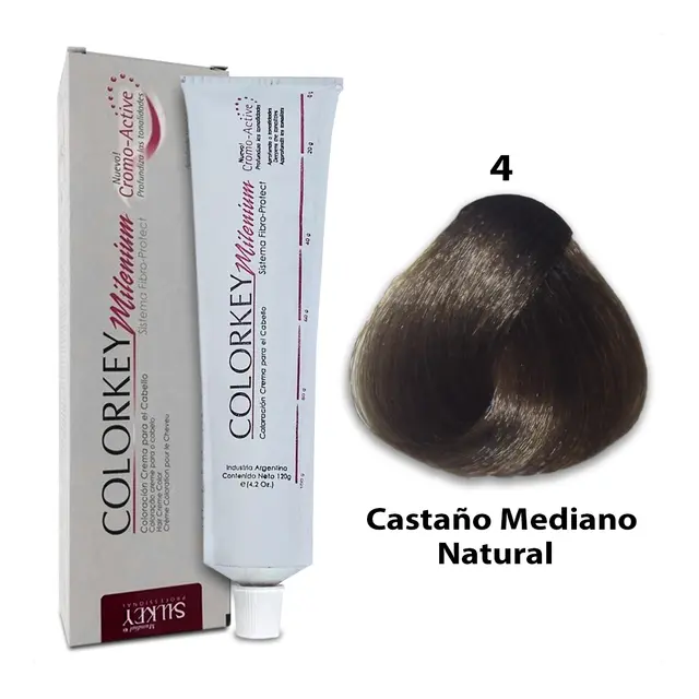 COLORKEY MILENIUM CASTANIO MEDIANO NATURAL (4 - 120 GR - POMO)