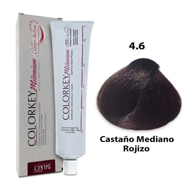 COLORKEY MILENIUM CASTAÑO MEDIANO ROJIZO (4.6 - 120 GR - POMO)