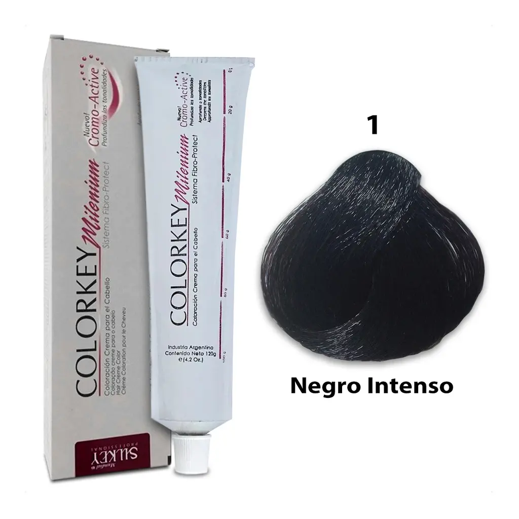 COLORKEY MILENIUM NEGRO INTENSO (1 - 120 GR - POMO)