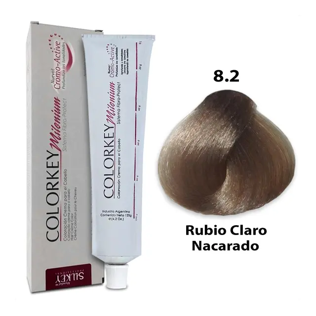 COLORKEY MILENIUM RUBIO CLARO NACARADO (8.2 - 120 GR - POMO)