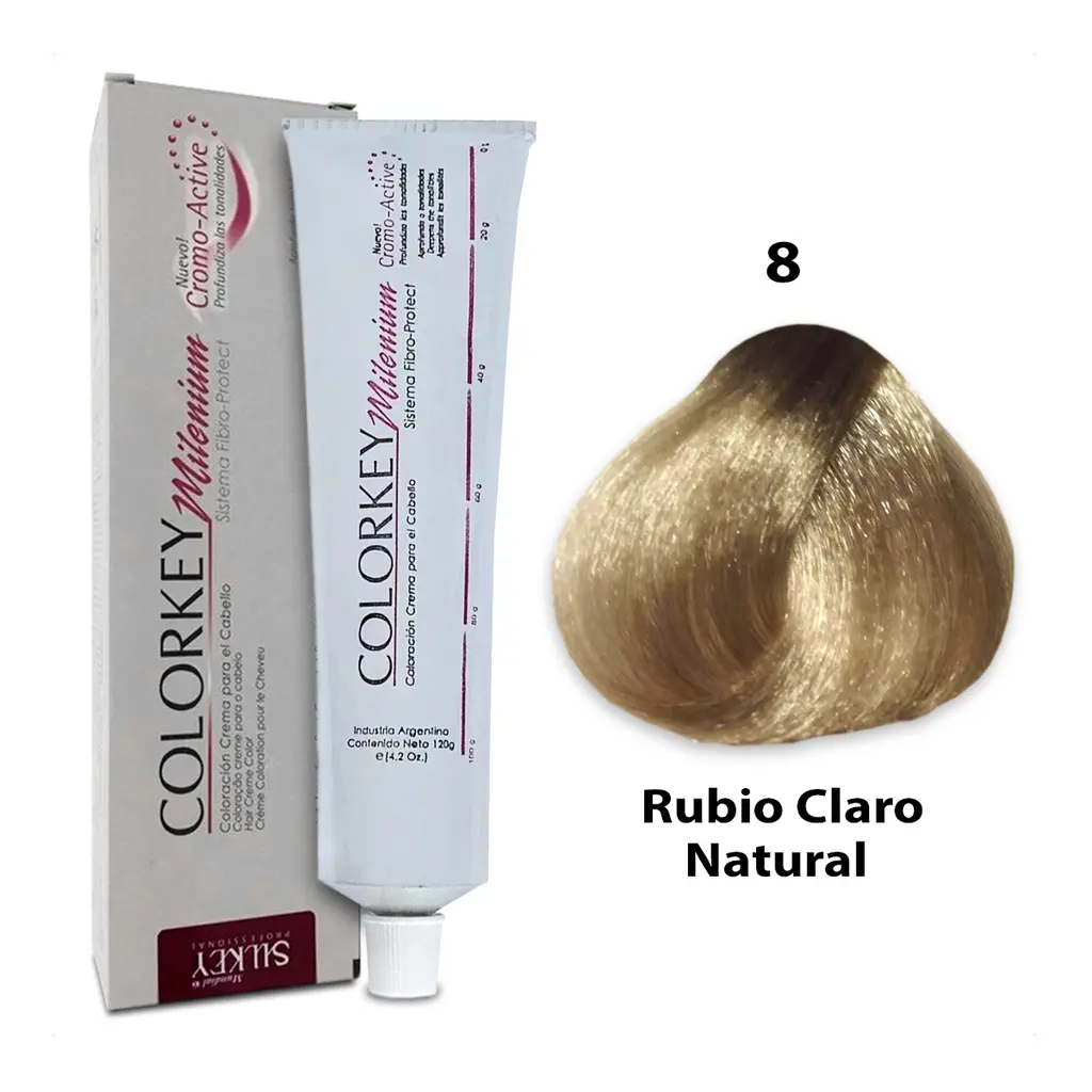 COLORKEY MILENIUM RUBIO CLARO NATURAL (8 - 120 GR - POMO)