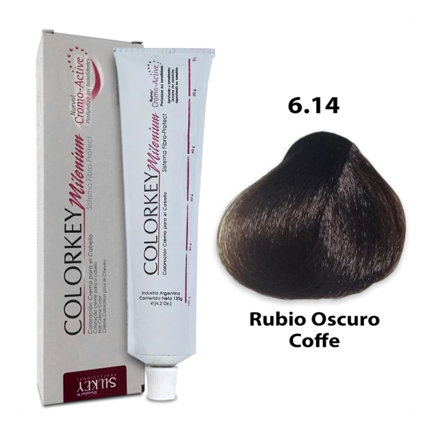 COLORKEY MILENIUM RUBIO OSCURO COFFE (6.14 - 120 GR - POMO)