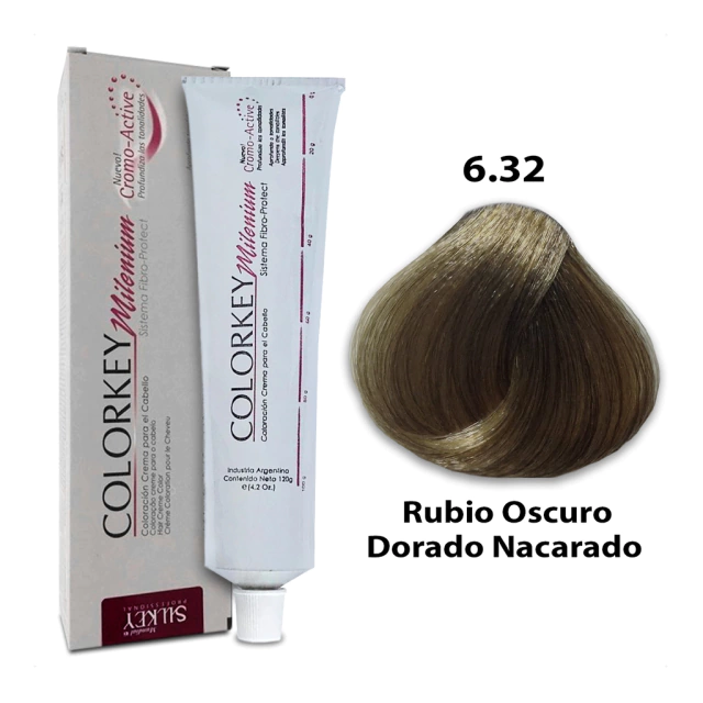 COLORKEY MILENIUM RUBIO OSCURO DORADO NACARADO (6.32 - 120 GR - POMO)