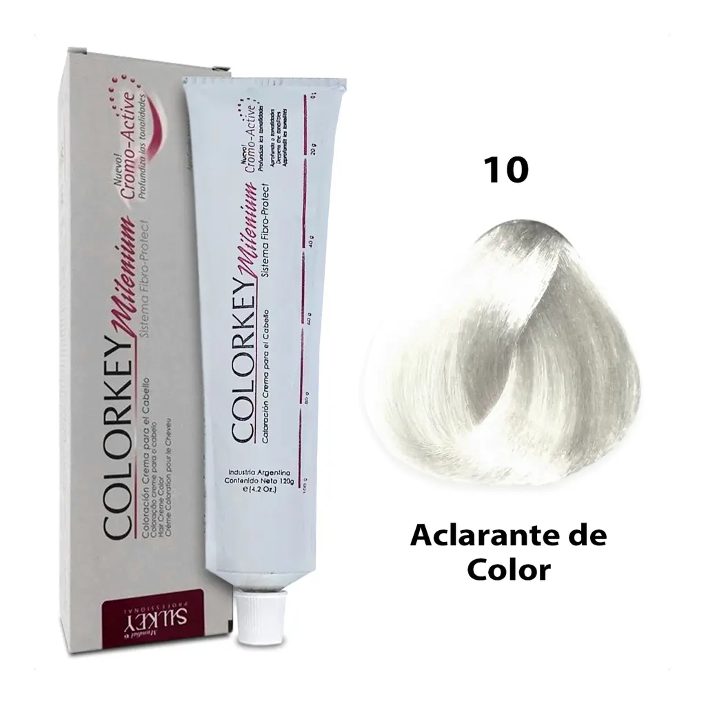 COLORKEY MILENIUM ACLARANTE DE COLOR (10 - 120GR - POMO)
