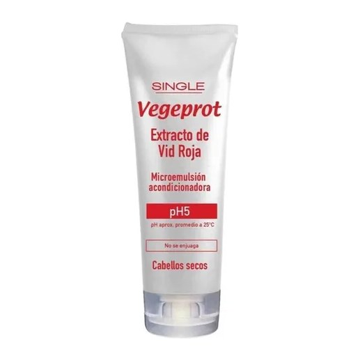 [35236] MICROEMULSION ACONDICIONADORA VEGEPROT EXTRACTO DE VID ROJA (200 GRS - POMO) SINGLE