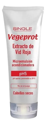 MICROEMULSION ACONDICIONADORA VEGEPROT EXTRACTO DE VID ROJA (200 GRS - POMO)